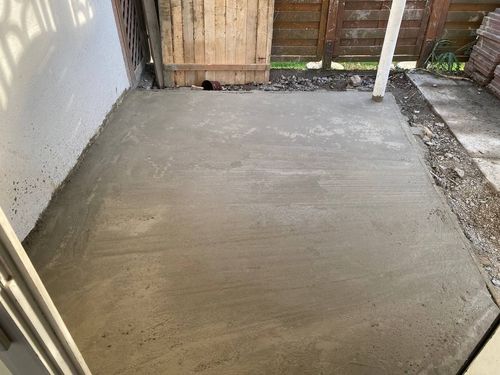 Glatte Betonfläche